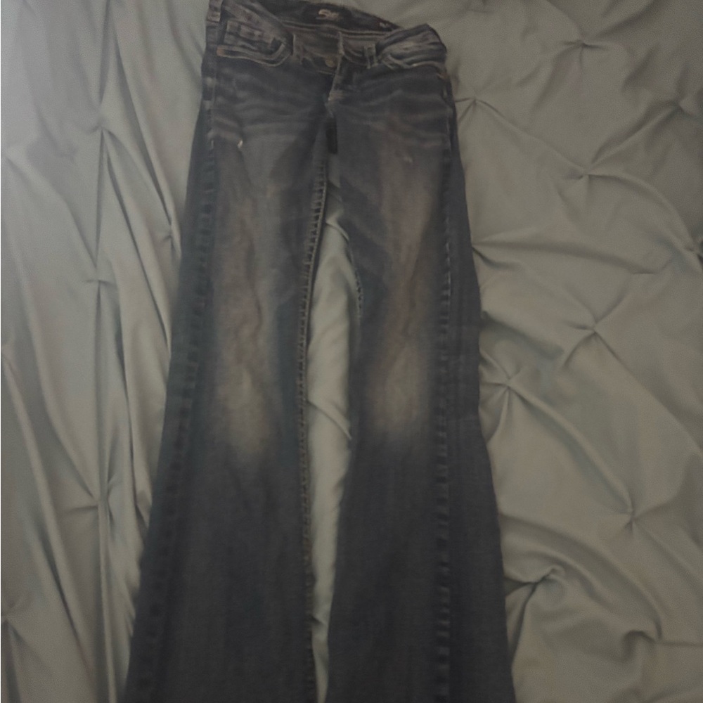 Silver jeans